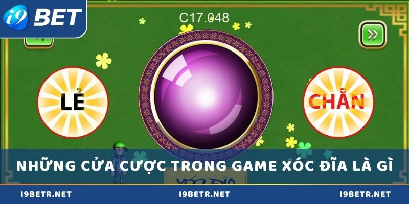 Những cửa cược trong game xóc đĩa là gì