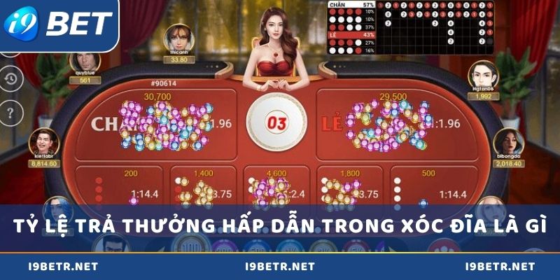 Tỷ lệ trả thưởng hấp dẫn trong Xóc đĩa là gì